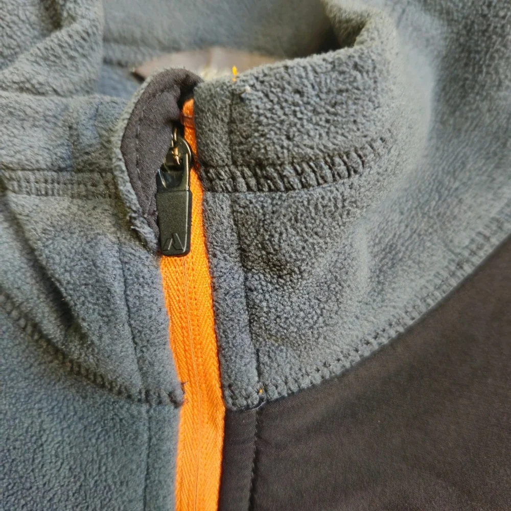 Eddie Bauer First Ascent Fleece Quarter Zip Sweater Size Medium Gorpcore Hiking